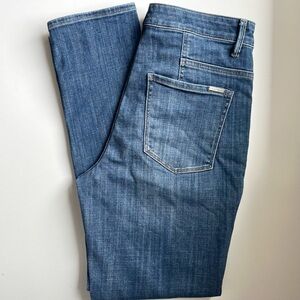 White House Black Market Slim Ankle Jeans - Everyday Soft & Dark Wash - Size 8